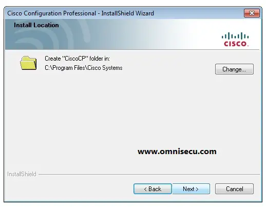 CCP default installation folder