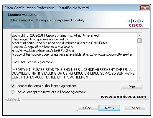 CCP License agreement