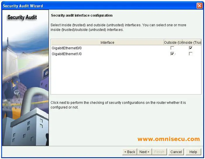 ccp Security Audit Interface Configuration