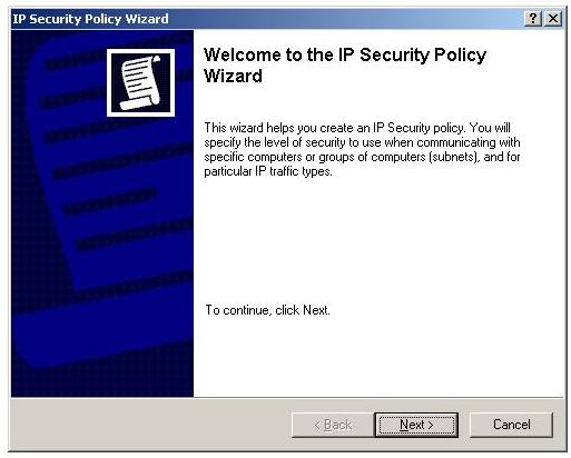 welcome-to-ipsec-policy-wizard