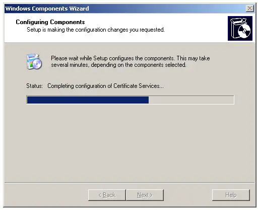 Installing Standalone offline Root CA - Configuring Components