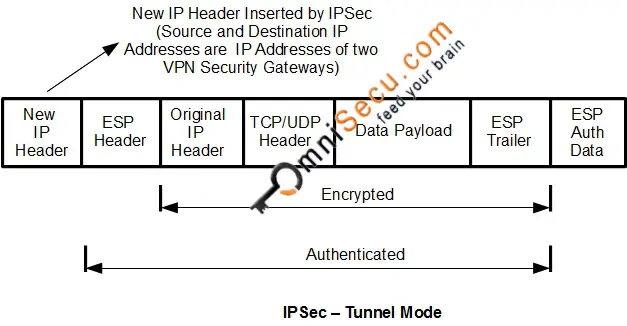 IPSec Tunnel mode encapsulation