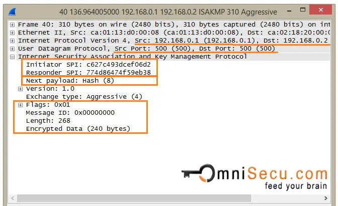 IKEv1 aggressive mode message capture 03