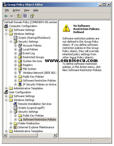 Group Policy Software Restriction Policies
