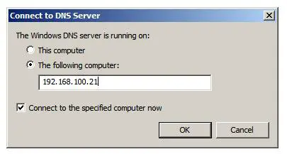 Connect to DNS Server