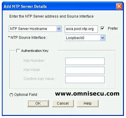 CCP NTP add server pool