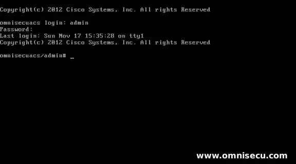 Cisco Secure ACS initial configuration login