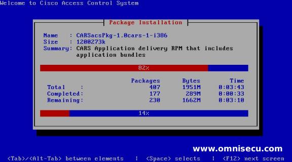 Cisco Secure ACS package installation