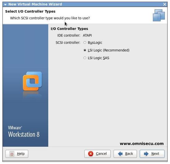 VMware IO Controller types