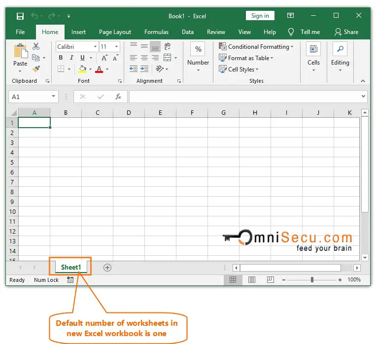 How To Configure The Number Of Worksheets In A New Excel Workbook File