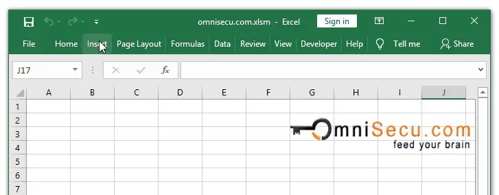 Excel Ribbon Hidden