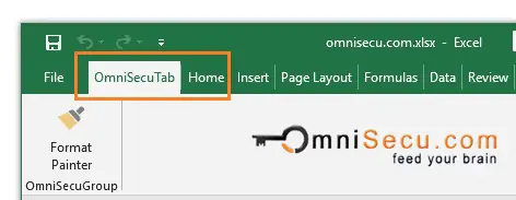 Tab position changed to left in Excel Ribbon