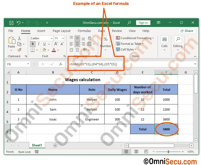 difference between formulas and functions in excel