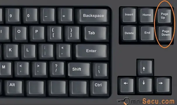 Alt Page Up and Page Down Keys