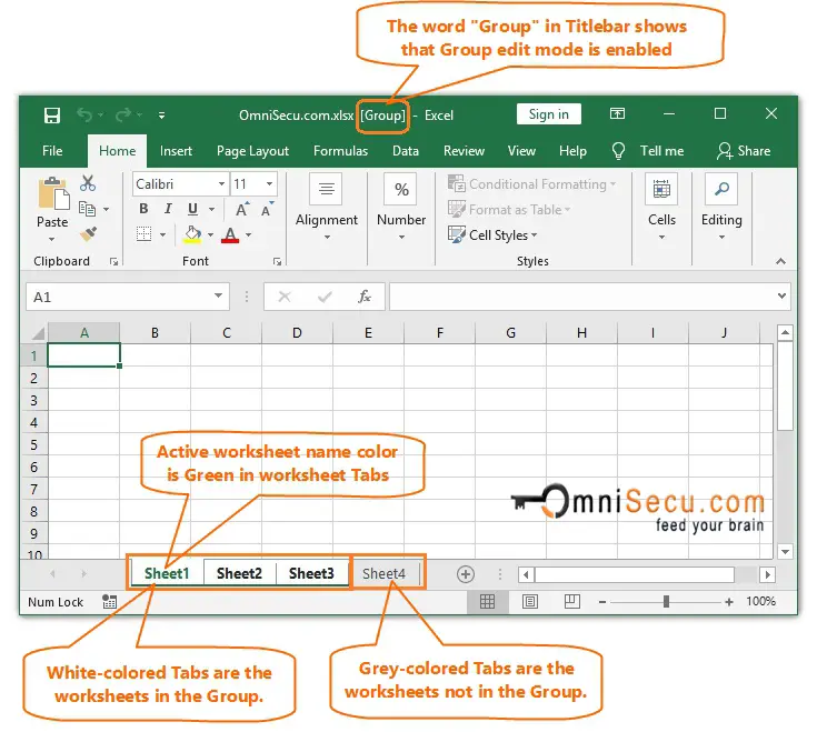 Group edit mode in Excel