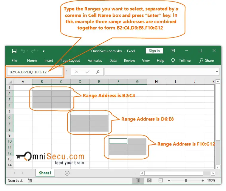 Copy Multiple Selected Ranges From One Worksheet Excel 10
