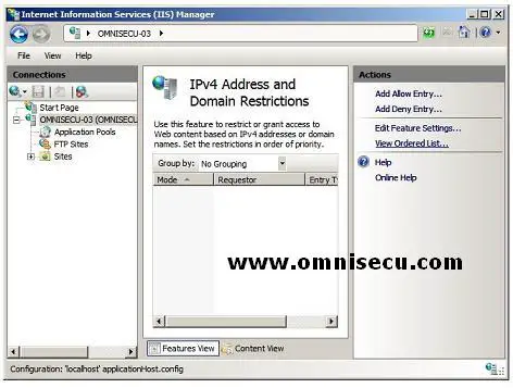  IPv4 Addresses and Domain Restrictions