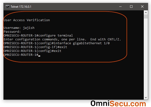 How to connect to Cisco Router using TELNET