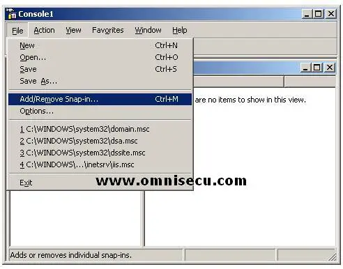 Active Directory Schema MMC Add/Remove Snap-in