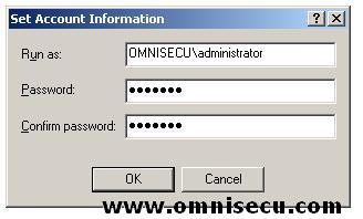 Schedule set account information