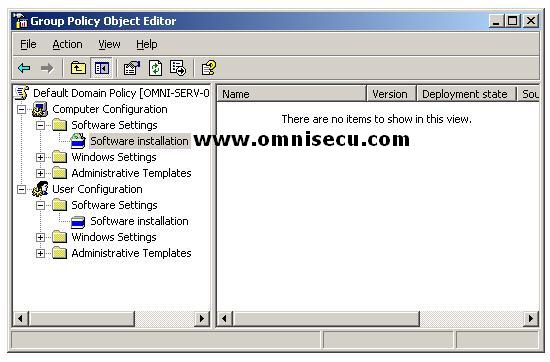 Group Policy Software Settings