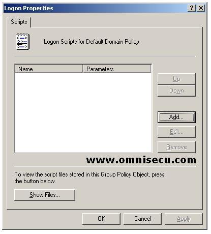 Logon Script Properties