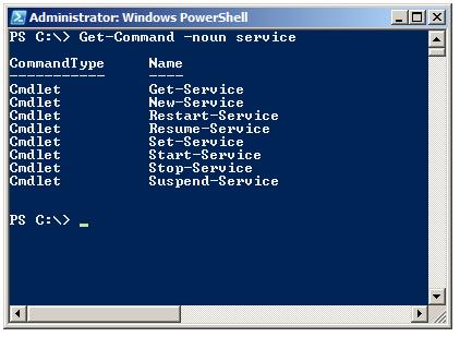 PowerShell Get-Command cmdlet noun